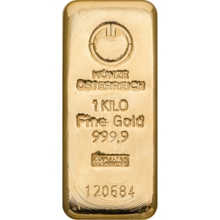 1000g zlatý slitek