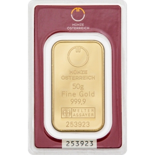 50g zlatý slitek