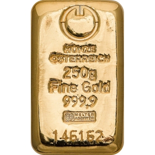 250g zlatý slitek