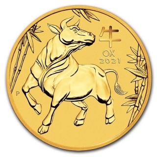 Lunár 2021 Býk 1/2 oz