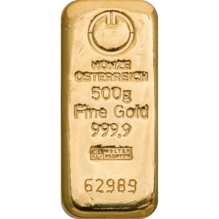 500g zlatý slitek