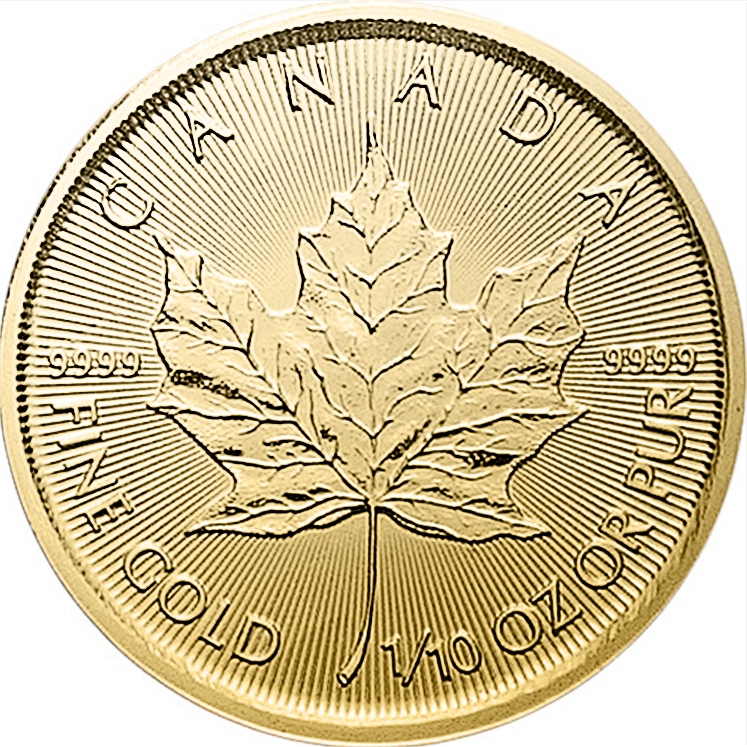 Maple Leaf 1/10 oz Maple Leaf 1/10 oz