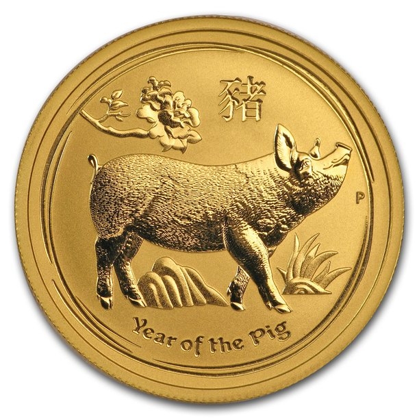 Lunár 2019 Prase 1/2 oz Lunár 2019 Prase 1/2 oz