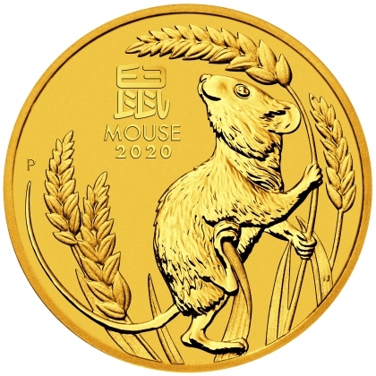 Lunár 2020 Myš 1/2 oz Lunár 2020 Myš 1/2 oz