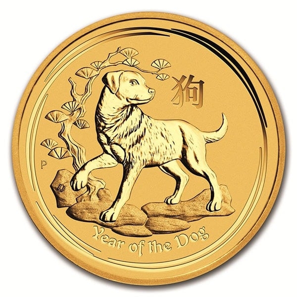 Lunár 2018 Pes 1/2 oz Lunár 2018 Pes 1/2 oz